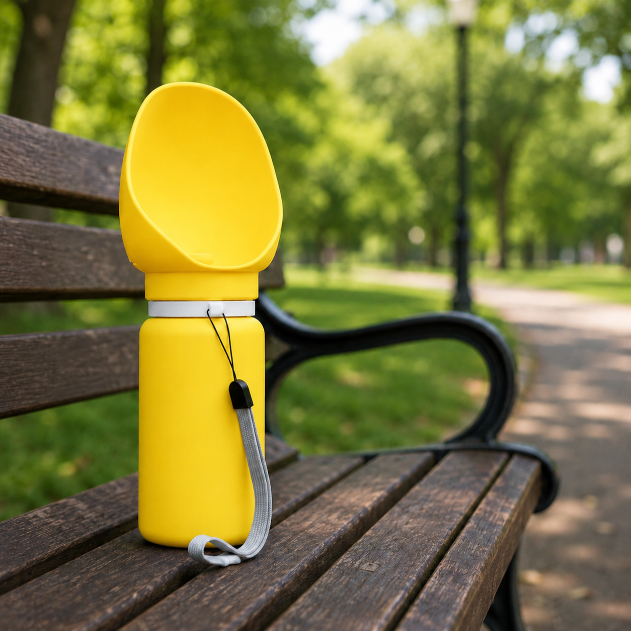 On-the-Go Dog Water Bottle with Foldable Bowl