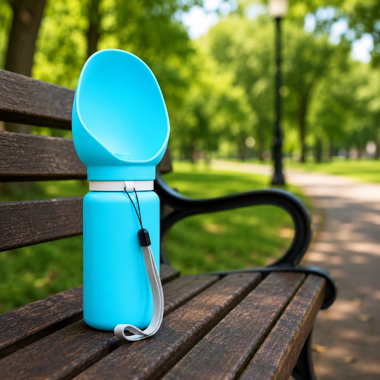 On-the-Go Dog Water Bottle with Foldable Bowl